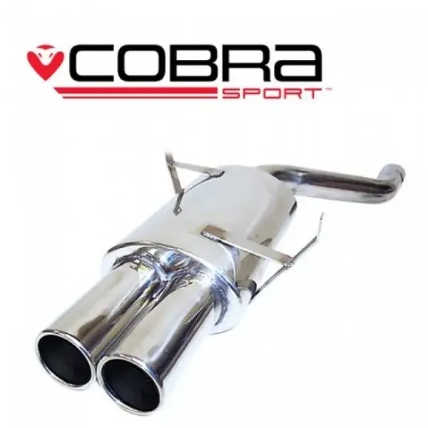 Zadní tlumič výfuku Cobra Sport BMW 3-Series E46 323i všechny modely (98-06) Top Prodej