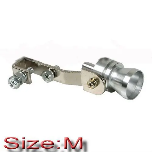 Cenová Bomba Imitace turbo efektu / blow off ventilu / píšťala do výfuku - velikost M (Ø 37-48mm)