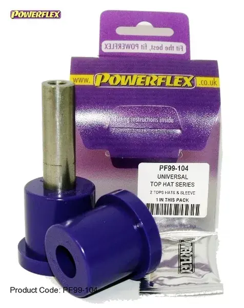 Powerflex univérzální silentblok 100 Series Top-Hat Bush - 35 x 43mm Finální Výprodej