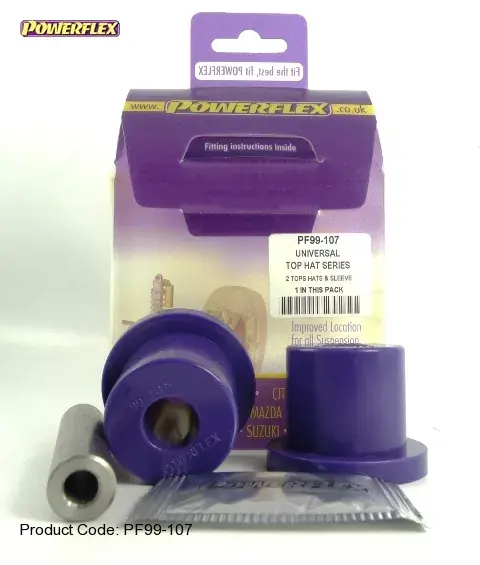 Powerflex univérzální silentblok 100 Series Top-Hat Bush - 1.500 x 1.700inch Omezená Nabídka
