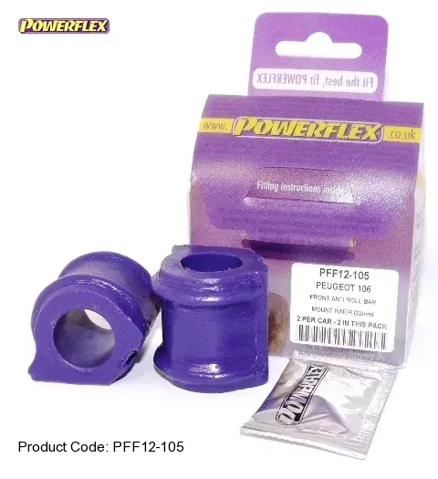 Doprava Zdarma Silentbloky Powerflex Citroen Saxo včetně VTS Front Anti Roll Bar Mount Inner 22mm (2)