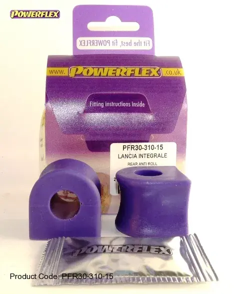 Silentbloky Powerflex Lancia Delta Integrale 16V Rear Anti Roll Bar Bush 15mm (5) Ověřený
