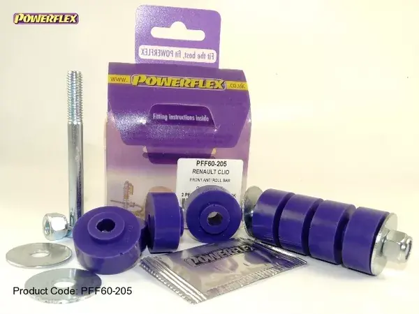 Objednat Nyní Silentbloky Powerflex Renault Clio včetně 16V Front Anti Roll Bar Outer Mount (3)