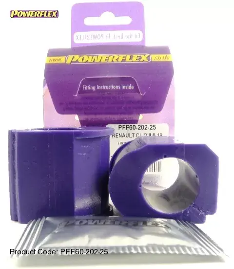 Silentbloky Powerflex Renault Clio II včetně 172/182 Front Anti Roll Bar Bush 25mm (2) Cenový Hit
