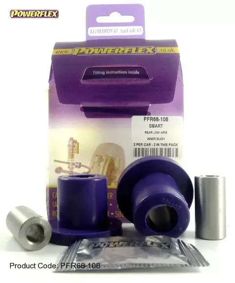 Nejlepší Volba Silentbloky Powerflex Smart PlusTwo / Roadster / Coupe Rear Link Arm Bush Inner (8)