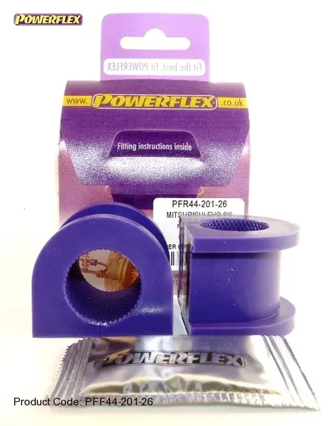 Jen Po Omezenou Doba Silentbloky Powerflex Mitsubishi Lancer Evo 8/9 Front Anti Roll Bar Bush 26mm (3)