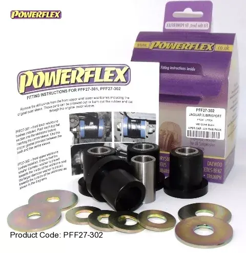 Silentbloky Powerflex Jaguar XJ8/R/Sport Front Upper Wishbone Bush (2) Výprodej