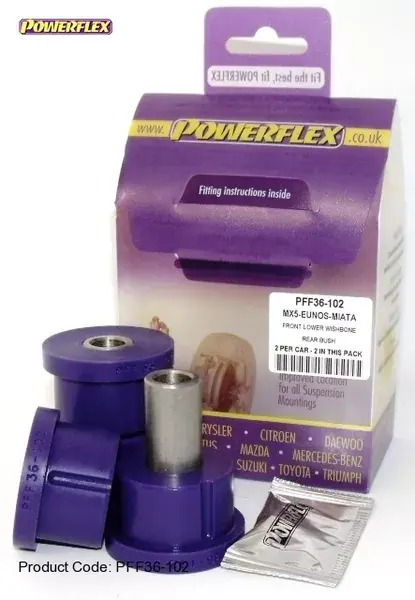 Zlevněný Silentbloky Powerflex Mazda MX-5 Mk1/2 (89-05) Front Lower Wishbone Rear Bush (2)