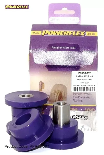 Silentbloky Powerflex Mazda RX-7 Gen 3/4 (92-02) Rear Trailing Arm Front Bush (7) Výprodej