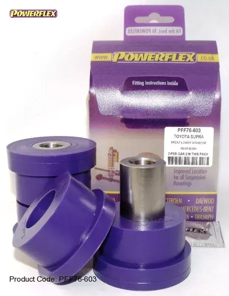 Poslední Šance Silentbloky Powerflex Toyota Supra Mk4 JZA80 (93-02) Front Lower Wishbone Rear Bush (3)