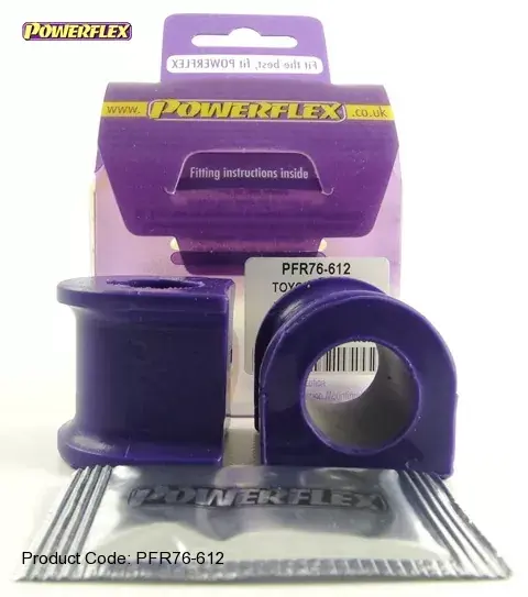 Ověřený Silentbloky Powerflex Toyota Supra Mk4 JZA80 (93-02) Rear Antiroll Bar Bush 22mm (12)