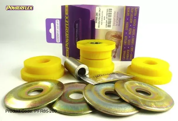 Silentbloky Powerflex VW Golf 2 4WD vč. G60/Rallye/Country Rear Beam Mounting Bush (8) Poslední Šance
