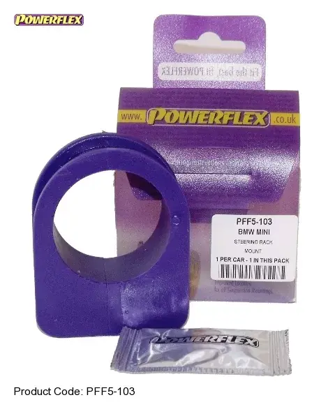 Cenová Bomba Silentbloky Powerflex BMW Mini One / Cooper R50/R52/R53 Steering Rack Mount (3)
