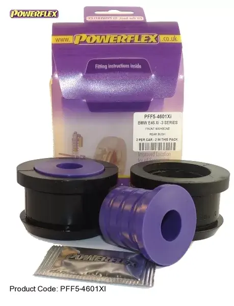 Odeslání Ihned Silentbloky Powerflex BMW E46 Xi (99-06) Front Wishbone Rear Bush 60mm (1)