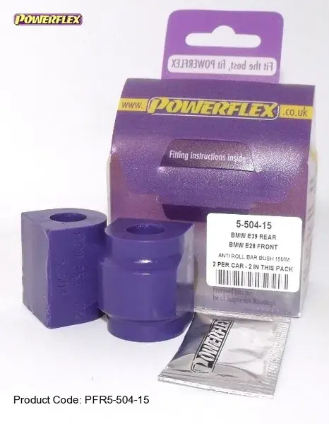 Silentbloky Powerflex BMW E46 (99-06) Rear Roll Bar Mounting Bush 15mm (4) Objednat Nyní