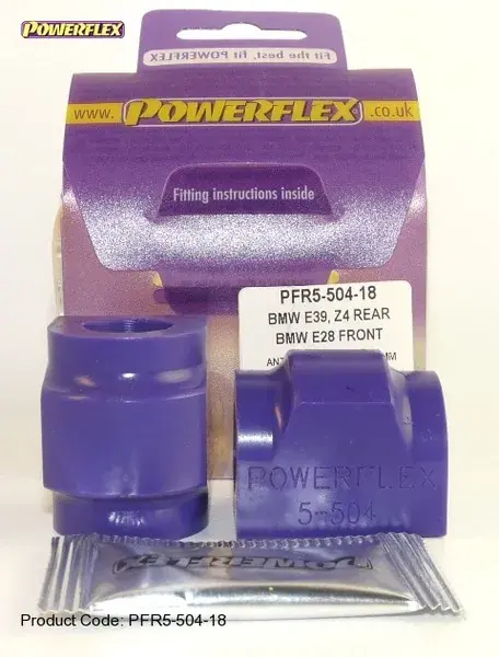 Silentbloky Powerflex BMW E46 (99-06) Rear Roll Bar Mounting Bush 18mm (4) Nejlepší Volba