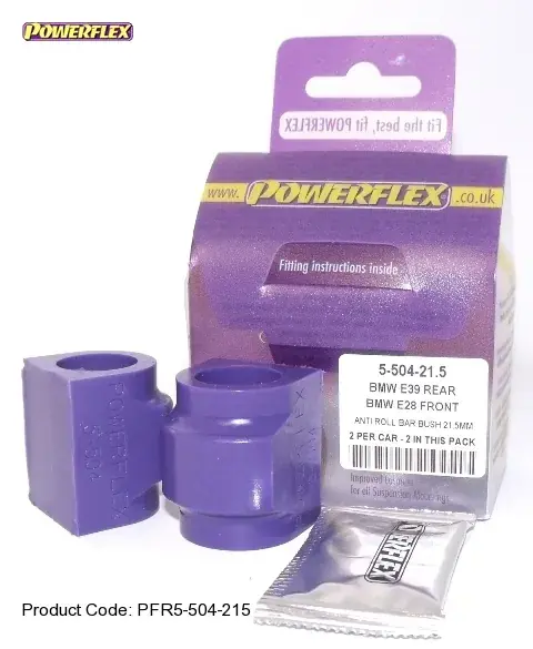 Silentbloky Powerflex BMW E46 (99-06) Rear Roll Bar Mounting Bush 21,5mm (4) Ověřený