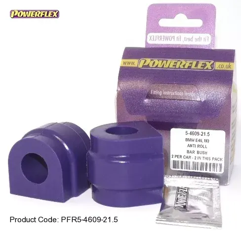 Silentbloky Powerflex BMW E46 M3 (96-00) Rear Roll Bar Mounting Bush 21,5mm (4) Cenový Hit