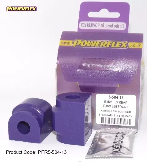 Silentbloky Powerflex BMW E24 (79-89) / E28 (82-88) Front Anti Roll Bar Mounting Bush 13mm (3) Sezónní Sleva