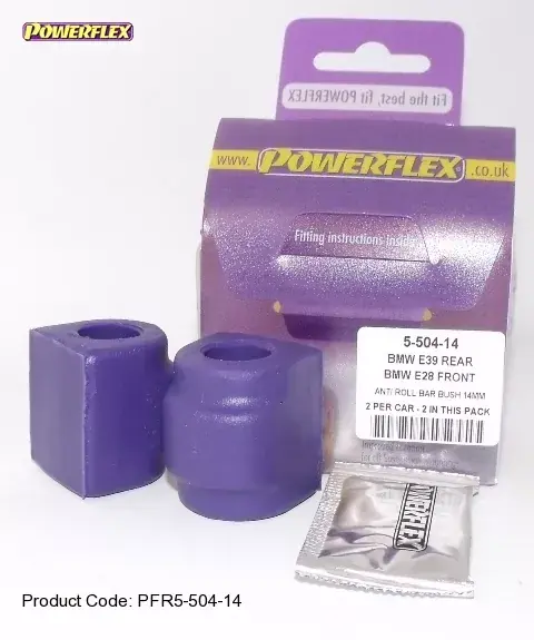 Akční Nabídka Silentbloky Powerflex BMW E39 (96-04) Rear Anti Roll Bar Mounting Bush 14mm (4)