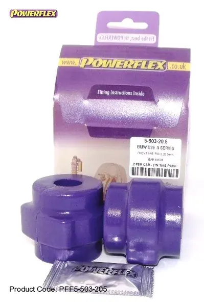 Odeslání Ihned Silentbloky Powerflex BMW E38 (94-02) Front Anti Roll Bar Mounting Bush 20,5mm (3)