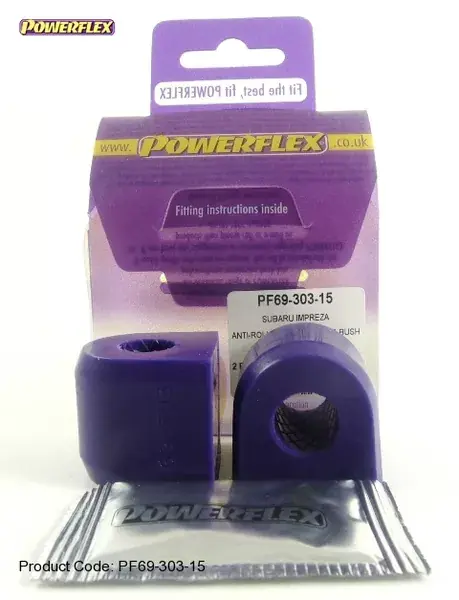 Pouze Dnes Silentbloky Powerflex Subaru Impreza WRX/STi GC/GF (93-00) Rear Anti Roll Bar To Chassis Bush 15mm (9)