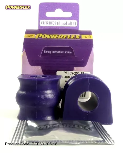Expresní Doručení Silentbloky Powerflex Subaru Impreza WRX/STi GD/GG (00-07) Front Anti Roll Bar Bush 18mm (3)