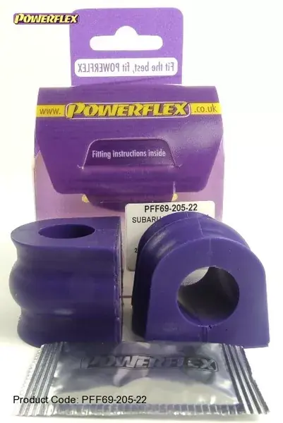 Silentbloky Powerflex Subaru Impreza WRX/STi GD/GG (00-07) Front Anti Roll Bar Bush 22mm (3) Vysoce Kvalitní