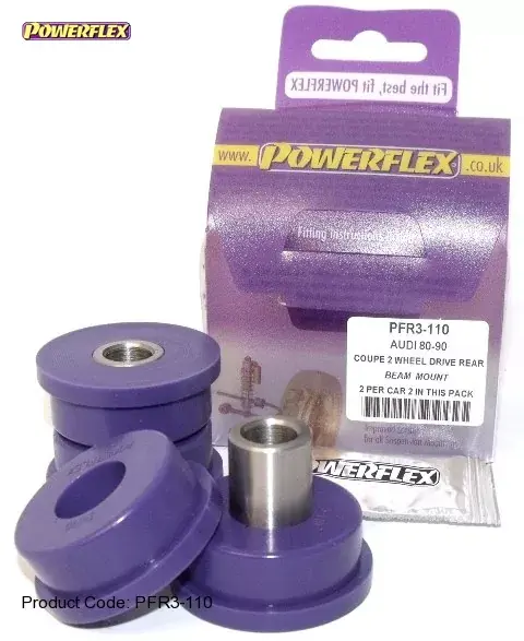 Tovární Cena Silentbloky Powerflex Audi 80 / 90 Avant (73-96) Rear Beam Front Location Bush -92 (6)