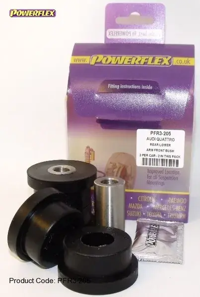 Silentbloky Powerflex Audi A4 / S4 Quattro (95-01) / RS4 Quattro (00-01) Rear Lower Arm Front Bush (5) Jen Po Omezenou Doba