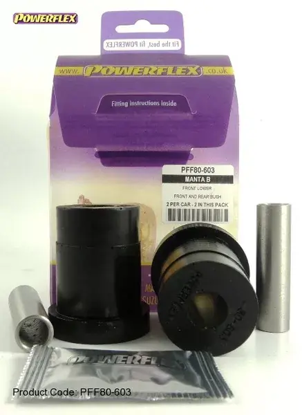 Silentbloky Powerflex Opel Manta B Front Lower Rear Bush (3) Nejprodávanější