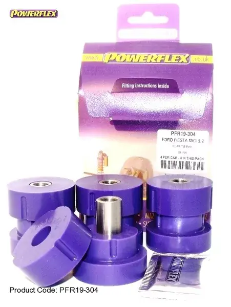 Silentbloky Powerflex Ford Fiesta Mk1/2 (76-89) Rear Tie Bar Bushes (4) Poslední Šance