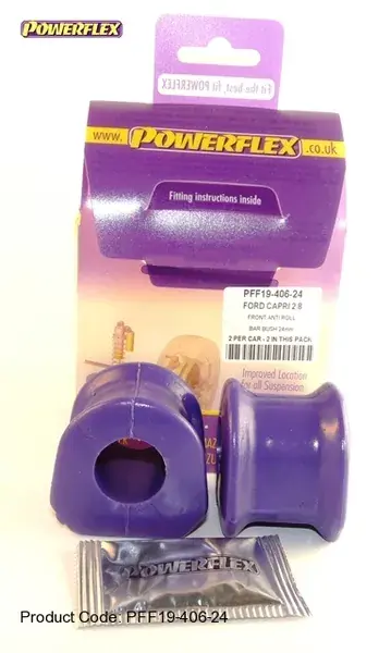 Objednat Nyní Silentbloky Powerflex Ford Capri Front Anti Roll Bar Mount 24mm (3)