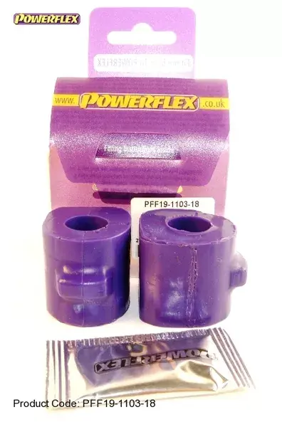 Silentbloky Powerflex Ford Fiesta Mk6 vč. ST / Fusion (02-08) Front Anti Roll Bar Bush 18mm (3) Autentický