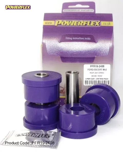 Silentbloky Powerflex Ford Escort Mk2 Leaf Spring Mount Front (4) Pouze Dnes