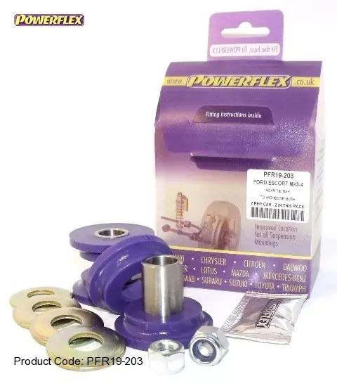 Časově Omezené Silentbloky Powerflex Ford Escort Mk3/4 / Orion Rear Tie Bar To Wishbone Bush (5)