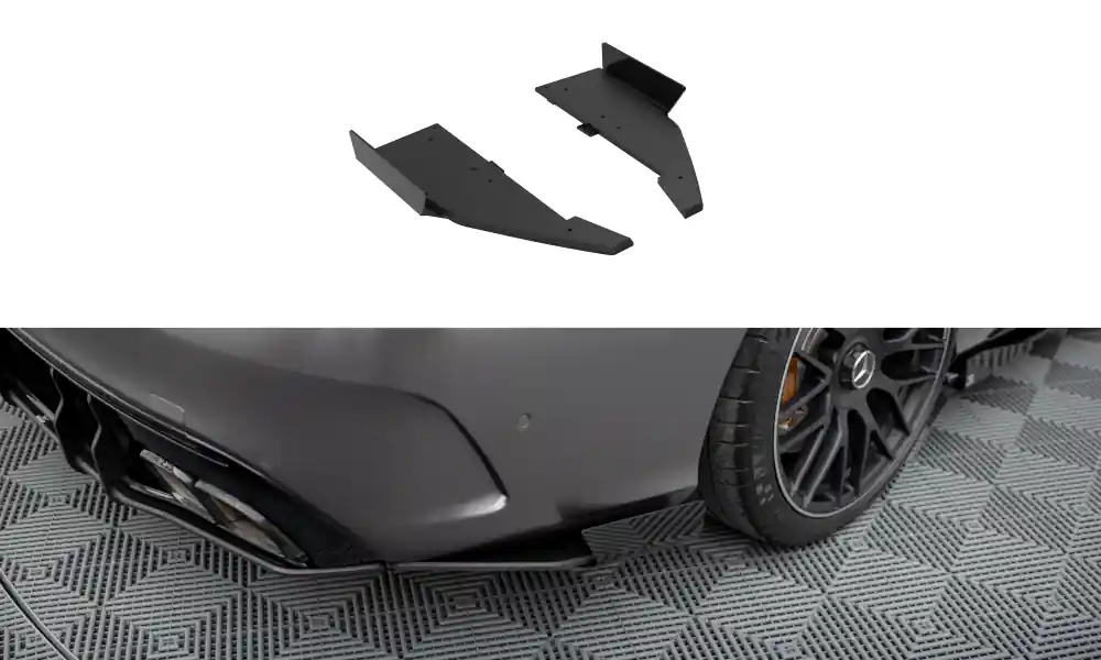 Víkendová Akce Boční spoiler pod zadní nárazník + Flaps Mercedes-AMG C63 Sedan / Estate W205 facelift