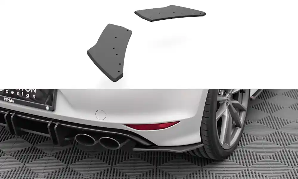 Boční spoiler pod zadní nárazník Volkswagen Golf R Mk7 Expresní Doručení