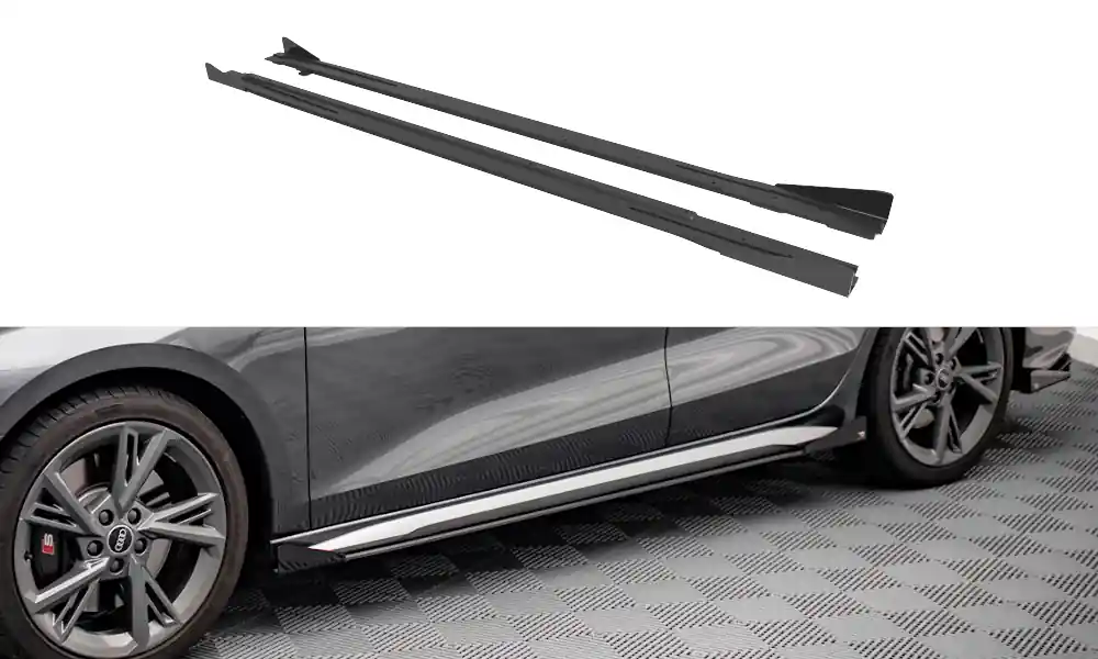 Nástavce prahů + Flaps Audi S3 / A3 S-Line 8Y Tovární Cena