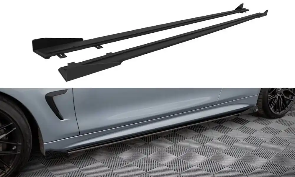 Nejlepší Volba Nástavce prahů + Flaps BMW 4 Coupe / Gran Coupe / Cabrio M-Pack F32 / F36 / F33