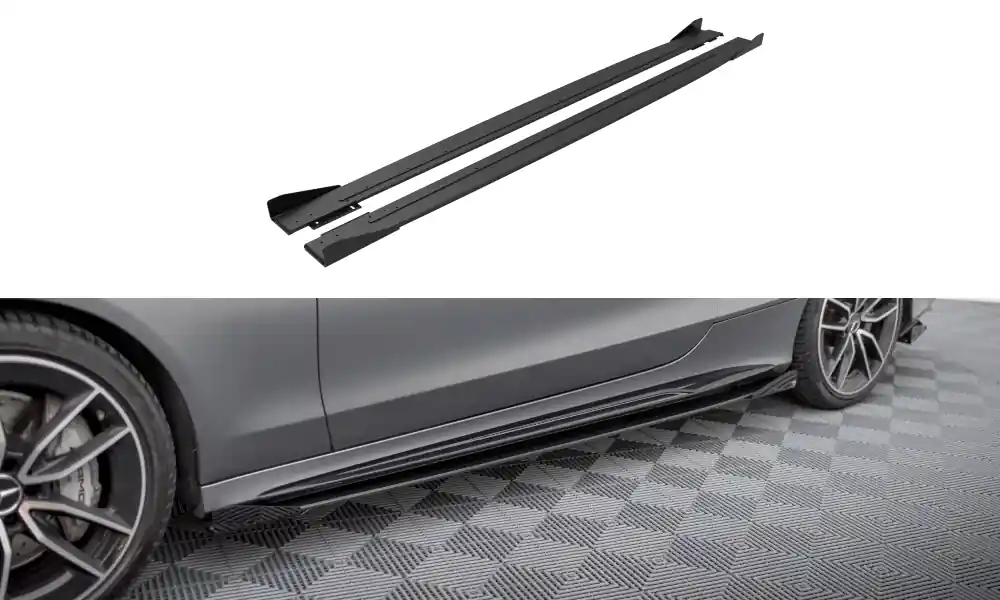 Autentický Nástavce prahů + Flaps Mercedes-AMG C43 Coupe C205 facelift