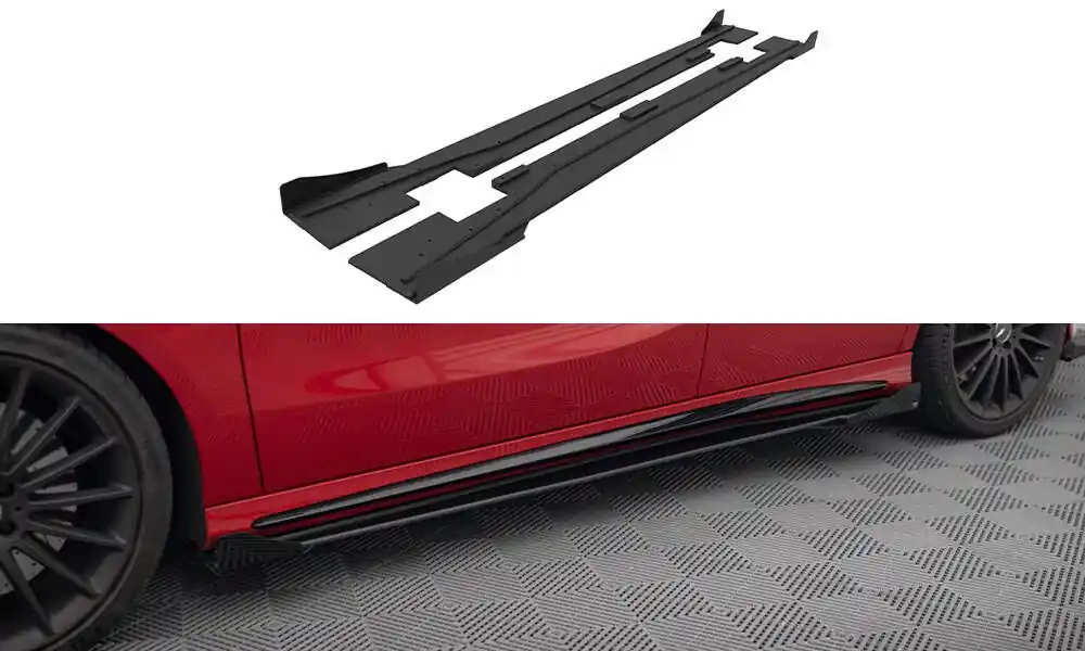 Nástavce prahů + Flaps Mercedes-Benz A 45 AMG W176 facelift Finální Výprodej