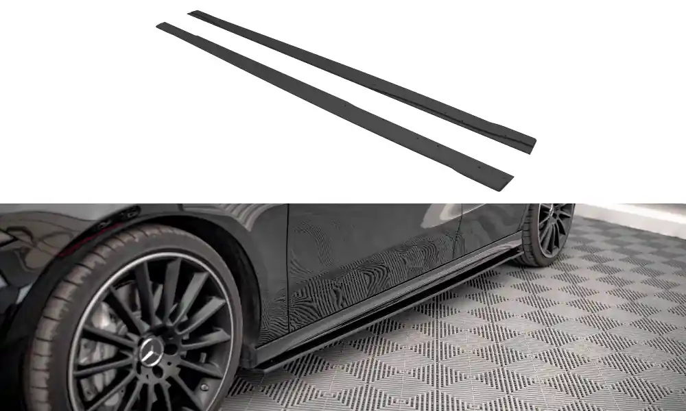 Nástavce prahů Mercedes A35 AMG / AMG-Line Aero Pack W177 Super Cena