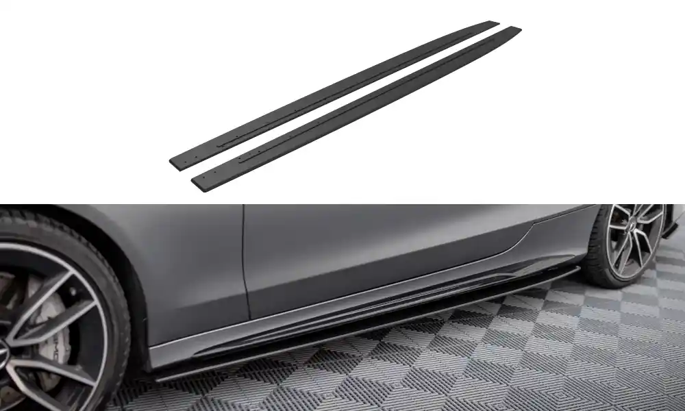 Aktuální Nástavce prahů Mercedes-AMG C43 Coupe C205 facelift