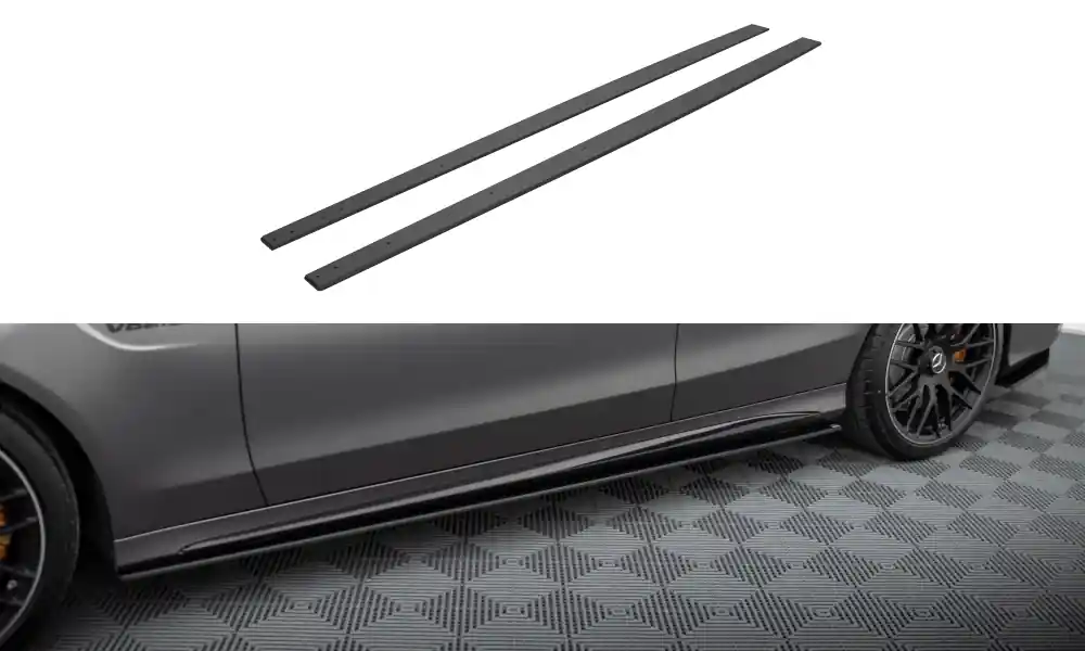 Nástavce prahů Mercedes-AMG C63 Sedan / Estate W205 facelift Novinka