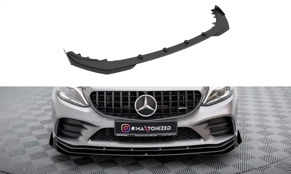 Ověřený Spoiler pod přední nárazník + Flaps Mercedes-AMG C43 Coupe C205 facelift