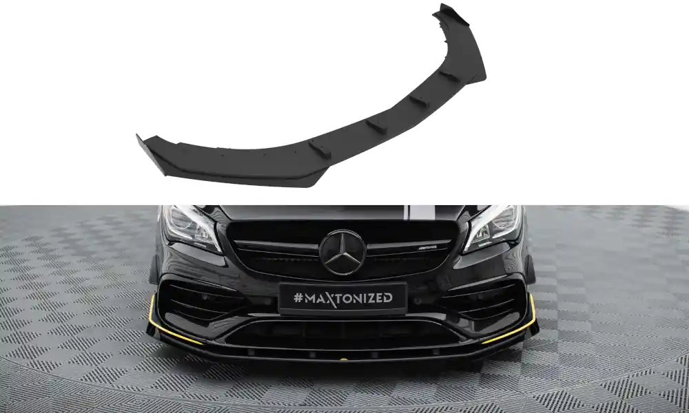 Super Cena Spoiler pod přední nárazník + Flaps Mercedes-AMG CLA 45 Aero C117 facelift
