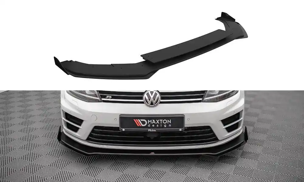 Cenový Hit Spoiler pod přední nárazník V.1 + Flaps Volkswagen Golf R Mk7