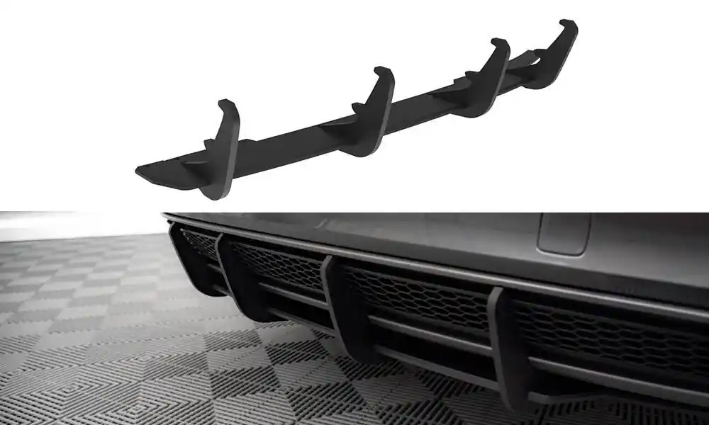 Středový spoiler pod zadní nárazník Audi A4 S-Line B8 facelift Omezená Nabídka