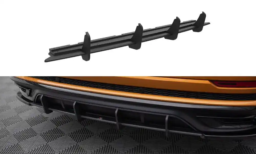Středový spoiler pod zadní nárazník Audi Q8 S-Line Mk1 Novinka
